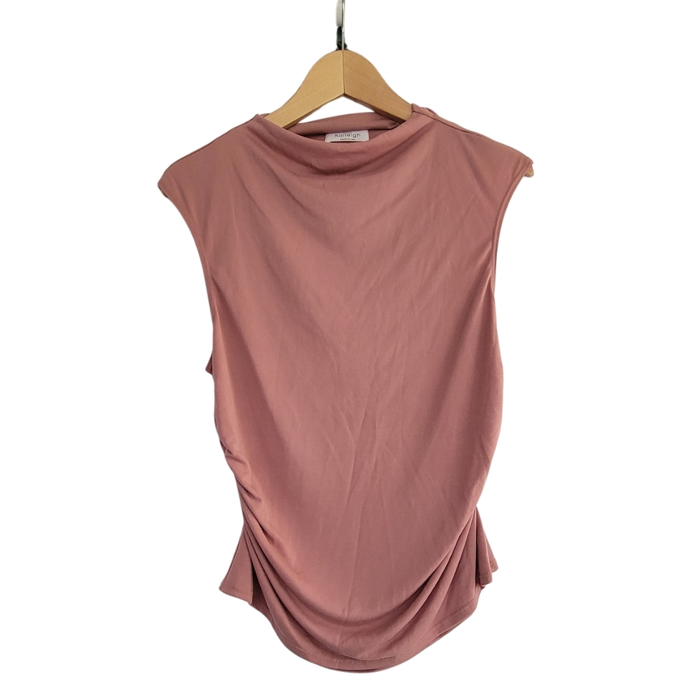 Elegant Pink Sleeveless Top